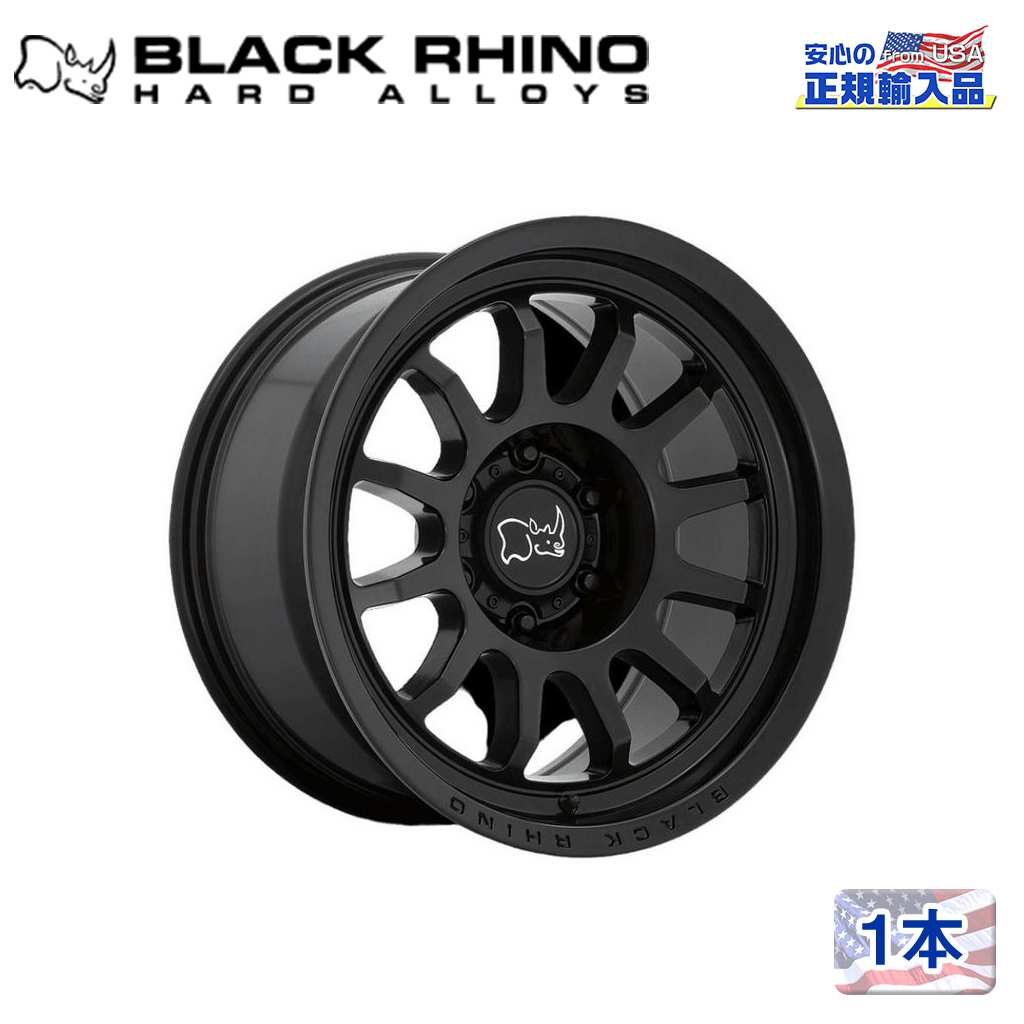【Black Rhino (ブラックライノ) 正規代理店】 18インチアルミホイール 1本 RAPID 18×9J 6H139.7 +12 MATTE BLACK 汎用