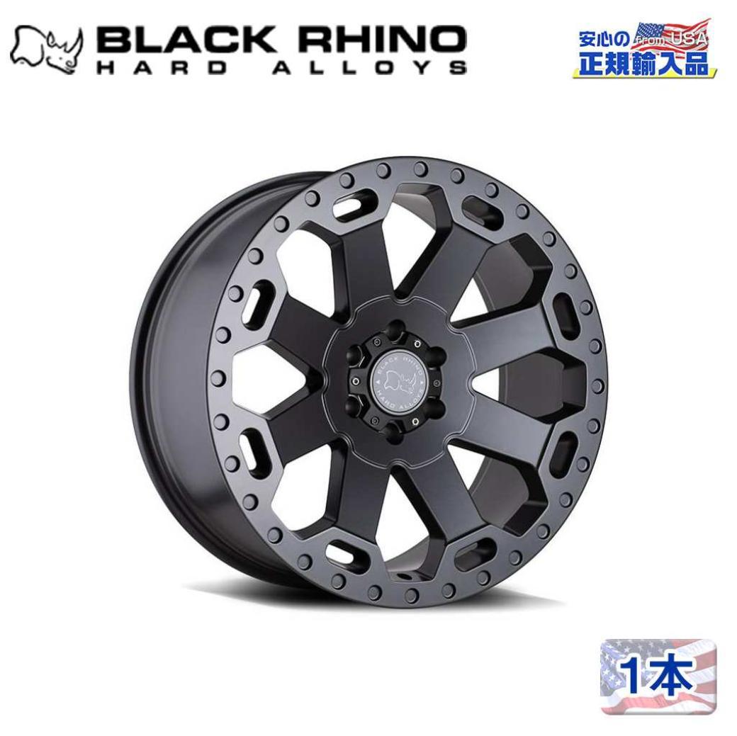 【Black Rhino (ブラックライノ)正規代理店】17インチアルミホイール 1本WARLORD 17&times;8J 5H114.3 +35 CB76汎用｜USATIRESHOP
