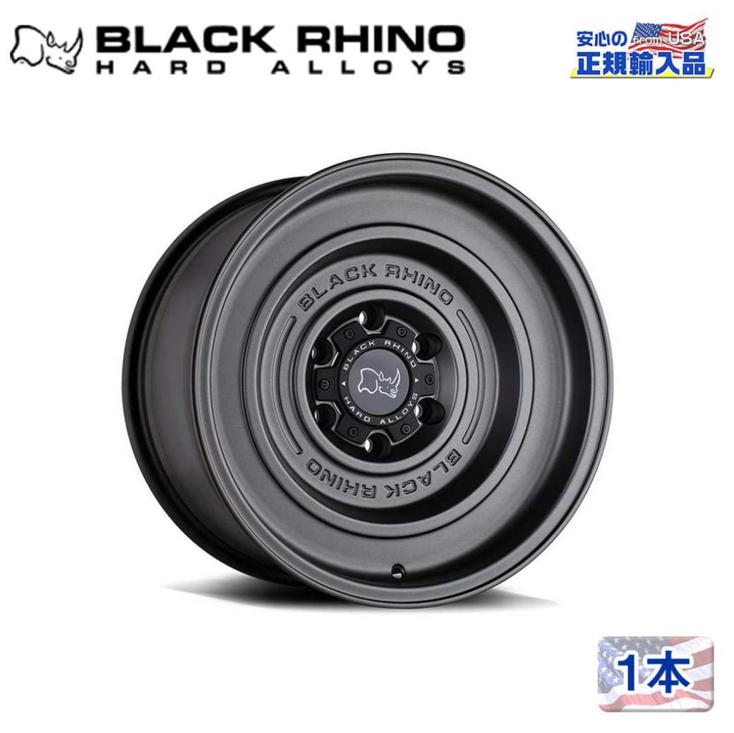 【Black Rhino (ブラックライノ)正規代理店】 17インチアルミホイール 1本 SOLID 17×9.5J 6H139.7 -12 CB112.1 汎用