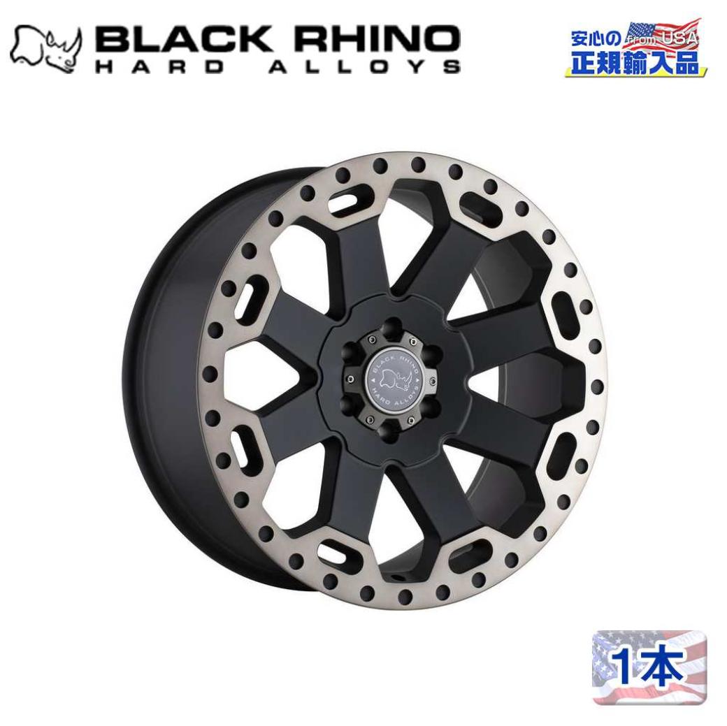 【Black Rhino (ブラックライノ)正規代理店】 18インチアルミホイール 1本 WARLORD 18×8J 6H139.7 +35 CB112.1 汎用