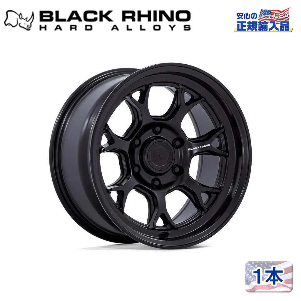 【Black Rhino 正規品】 17インチホイール 1本 BR017 ETOSHA 17×8.5 6H 139.7 +12 CB106.1 MATTE BLACK/マットブラック 汎用/BR017MX17856812 47,040円