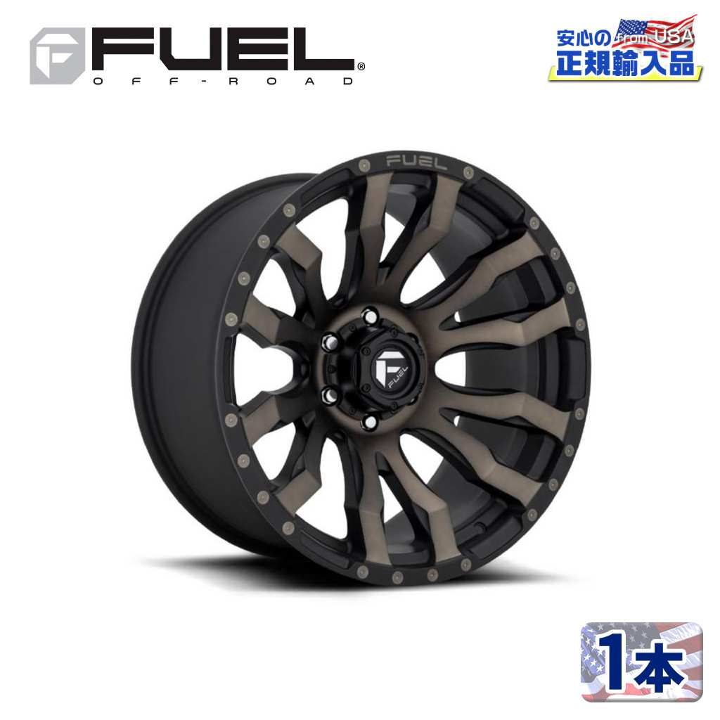 【FUEL OFFROAD（フューエルオフロード）正規輸入総代理店】 18インチアルミホイール 1本 汎用 D674 BLITZ ブリッツ マットブラック/ダブルダークティント 18×9 5H 127 -12 CB71.5