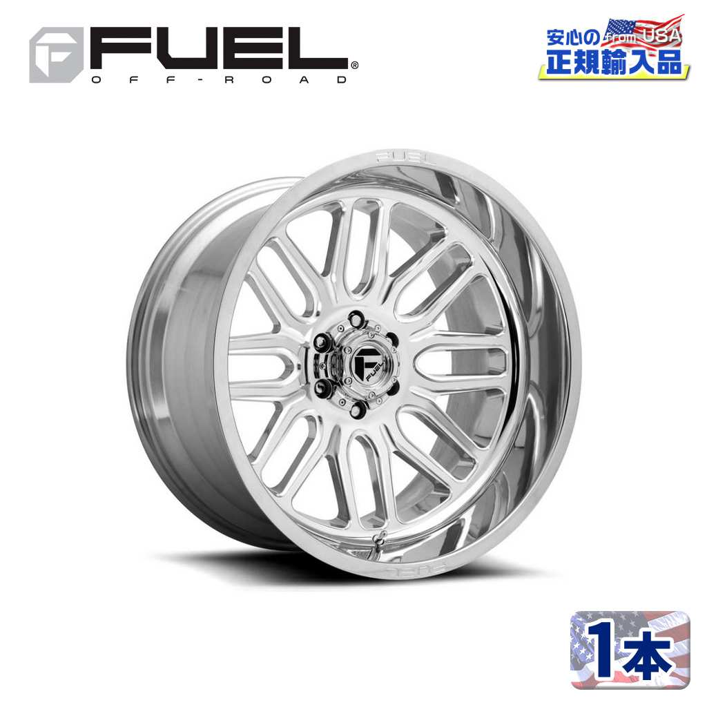 【FUEL OFFROAD（フューエルオフロード）正規輸入総代理店】 22インチアルミホイール 1本 汎用 D721 IGNITE イグナイト ハイラスターポリッシュ 22×10 8H 180 -18 CB124.2