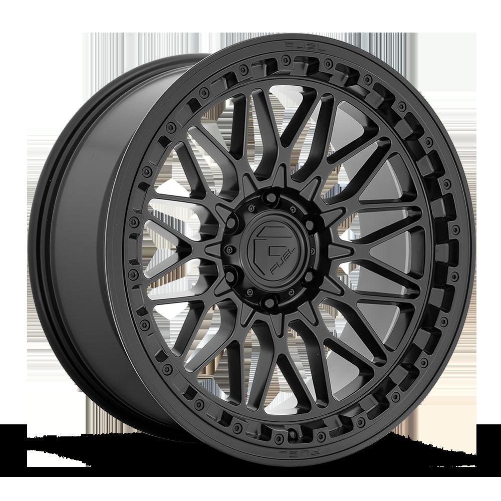 【FUEL OFFROAD (フューエルオフロード) 正規代理店】 17インチアルミホイール 1本 D757 TRIGGER(トリガー) 17×9 6H139.7 +1 CB106.1 マットブラック 汎用/D75717908450