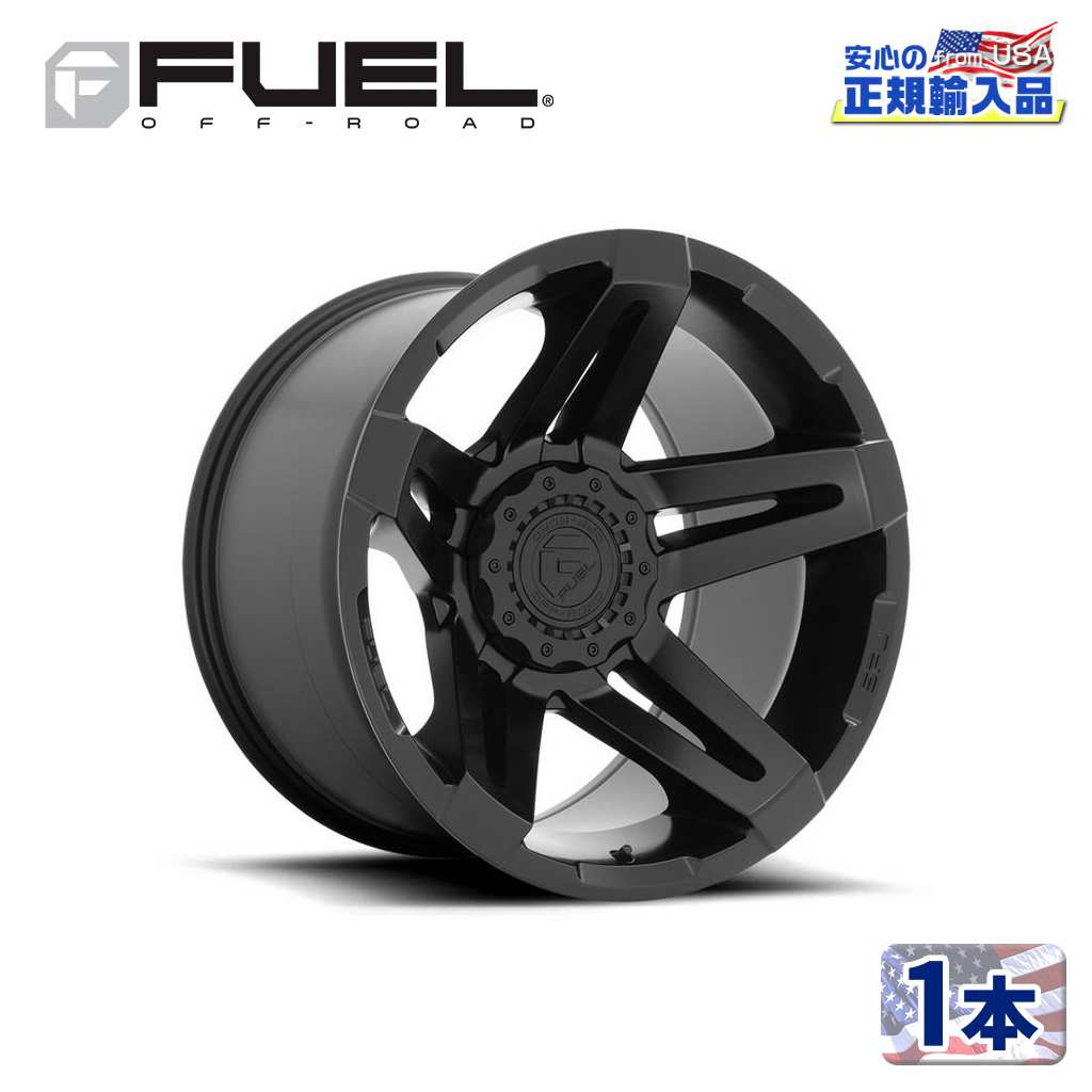 【FUEL OFFROAD(フューエルオフロード)正規輸入総代理店】20インチアルミホイール 1本汎用 D763 SFJ マットブラック20×12 5H 114.3/127 -44 CB71.5|USATIRESHOP