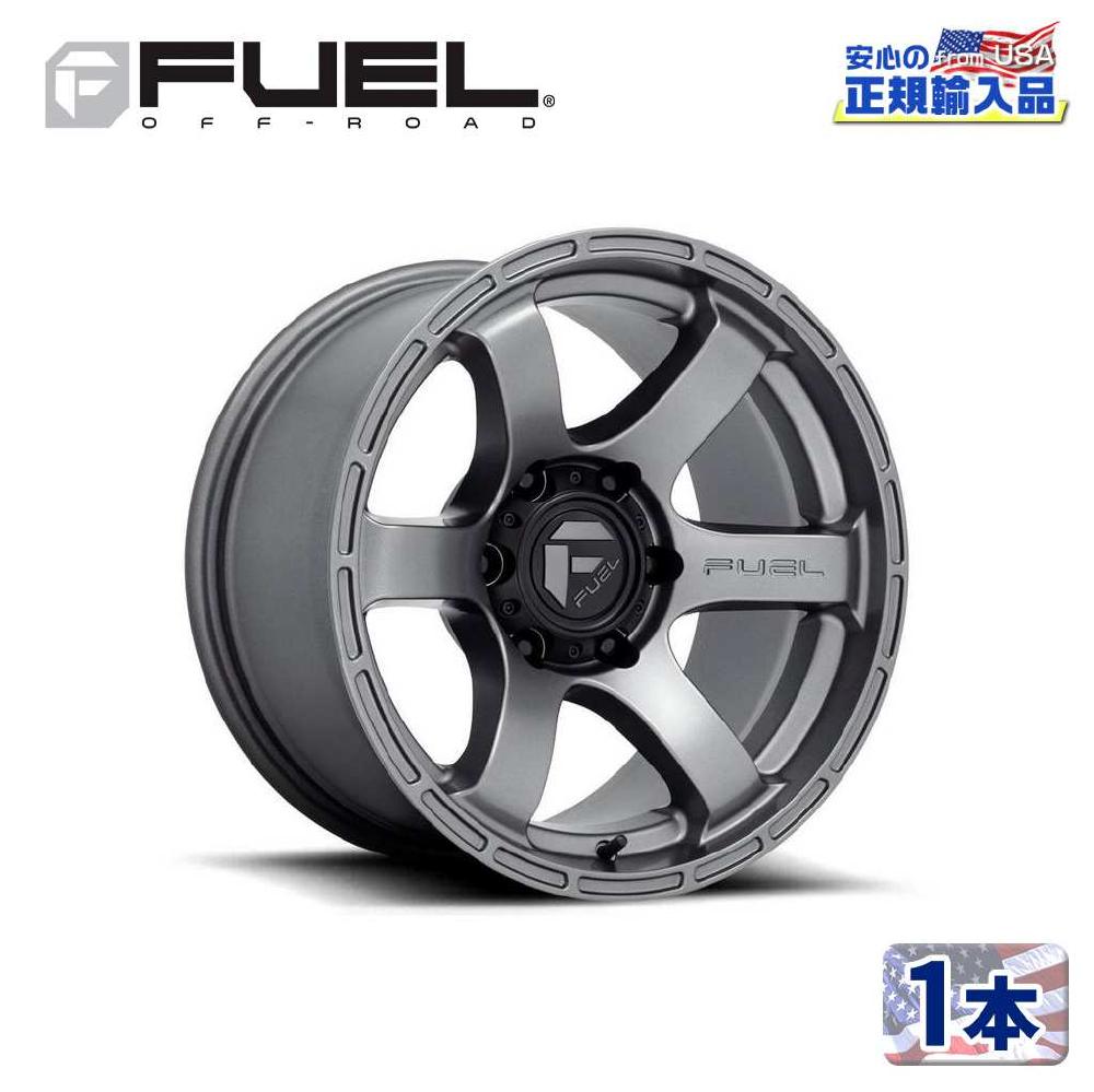 【FUEL OFFROAD (フューエルオフロード) 正規代理店】 18インチアルミホイール 1本 D767 RUSH 18×9 6H135 +20 CB87.1 MATTE GUN METAL 汎用/D76718908957