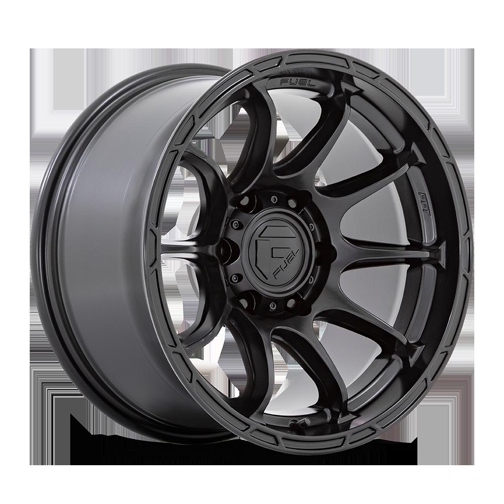 【FUEL OFFROAD (フューエルオフロード) 正規代理店】17インチアルミホイール 1本D791 VARIANT(バリアント)17&times;9 5H127 +1 CB71.5マットブラック 汎用/D79117907550｜USATIRESHOP