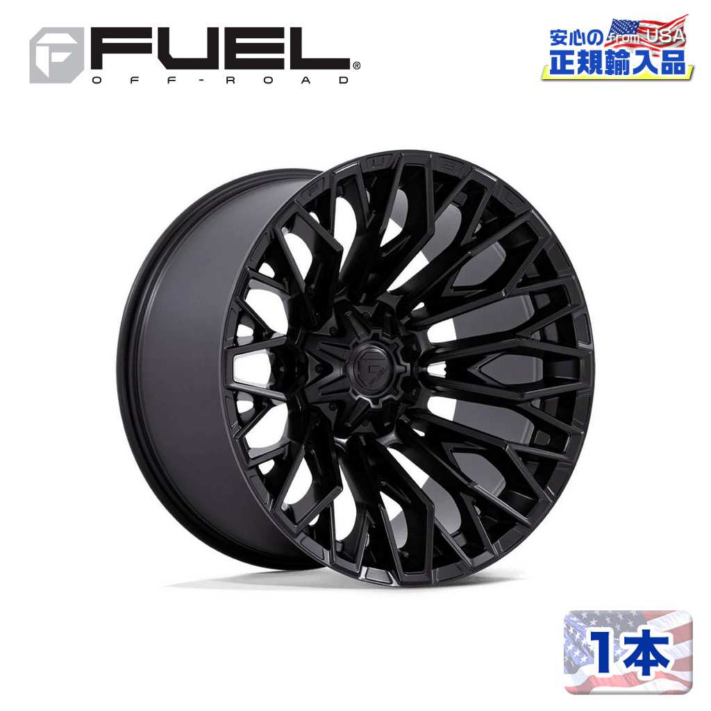 【FUEL OFFROAD (フューエルオフロード) 正規代理店】 20インチホイール 1本 FC865 STRIKE 20×10 8H 170 -18 CB125.1 BLACKOUT(ブラックアウト) 汎用/FC865MX20108718N