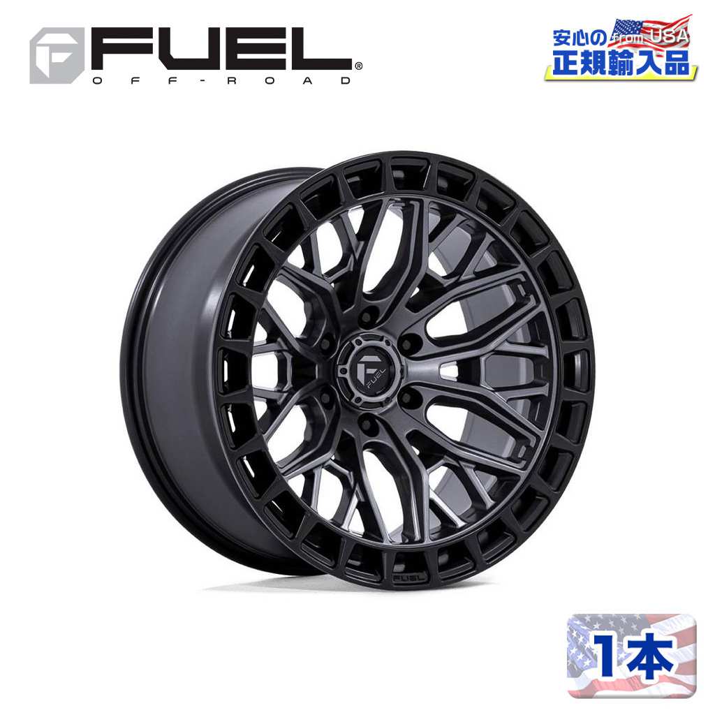 【FUEL OFFROAD (フューエルオフロード) 正規代理店】 20インチホイール 1本 FC869 SIGMA 20×9 6H 135 +1 CB87.1 MATTE GUNMETAL W/ M-BLK LIP(マットガンメタル/マットブラックリップ) 汎用/FC869AB20906301