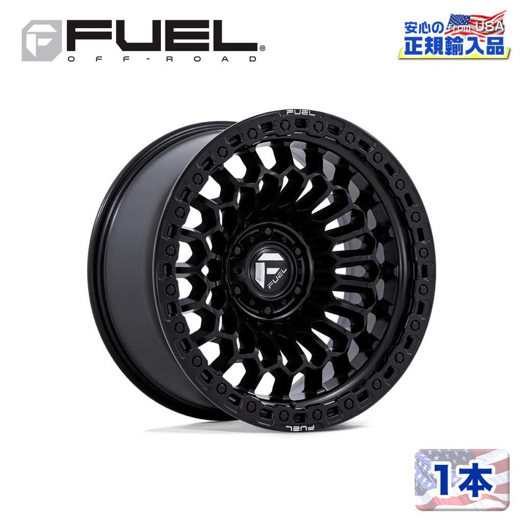 【FUEL OFFROAD (フューエルオフロード) 正規代理店】 20インチホイール 1本 FC870 SINISTER 20×10 5H 127 -18 CB78.1 MATTE BLACK(マットブラック) 汎用/FC870MX20105018N