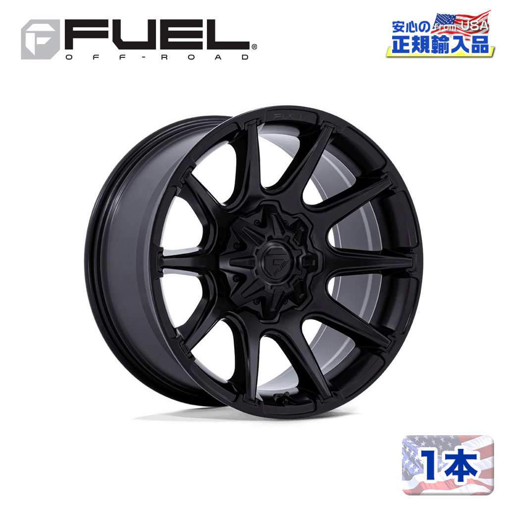 【FUEL OFFROAD (フューエルオフロード) 正規代理店】 20インチホイール 1本 FC880 SUPER C 20×9 8H 180 +1 CB124.2 MATTE BLACK(マットブラック) 汎用/FC880MX20908801 49,929円