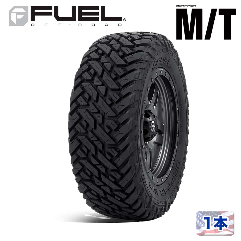【FUELOFFROAD 正規品】 16インチタイヤ 1本 GRIPPER M/T LT235/70R16 ブラックレター ラジアル