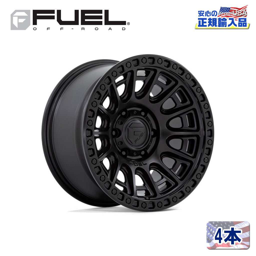 【FUEL OFFROAD (フューエルオフロード) 正規代理店】 20インチアルミホイール 4本セット D832 CYCLE(サイクル) 20×9 6H135 +1 CB87.1 ブラックアウト 汎用/D83220908950