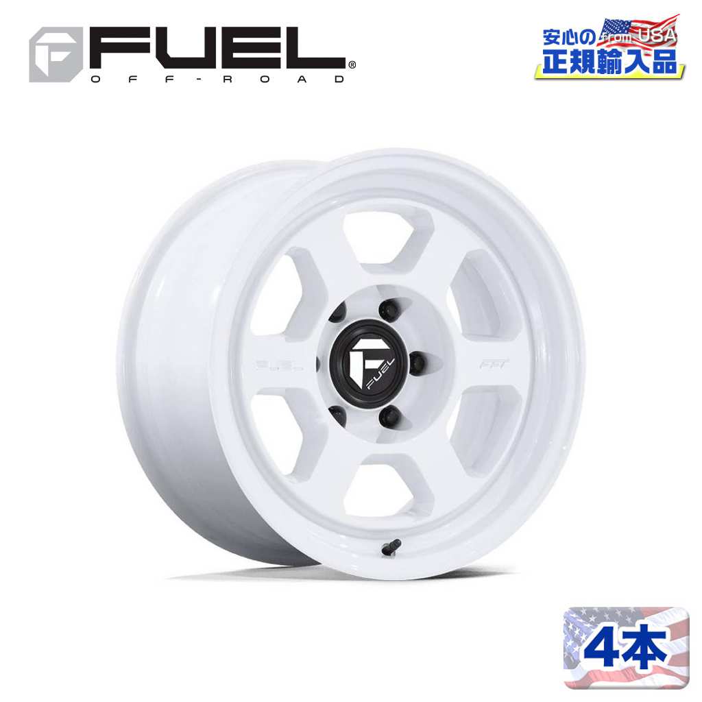 【FUEL OFFROAD (フューエルオフロード) 正規代理店】 18インチホイール 4本セット FC860 HYPE 18×8.5 5H 150 +10 CB110.1 GLOSS WHITE(グロスホワイト) 汎用/FC860WX18855810