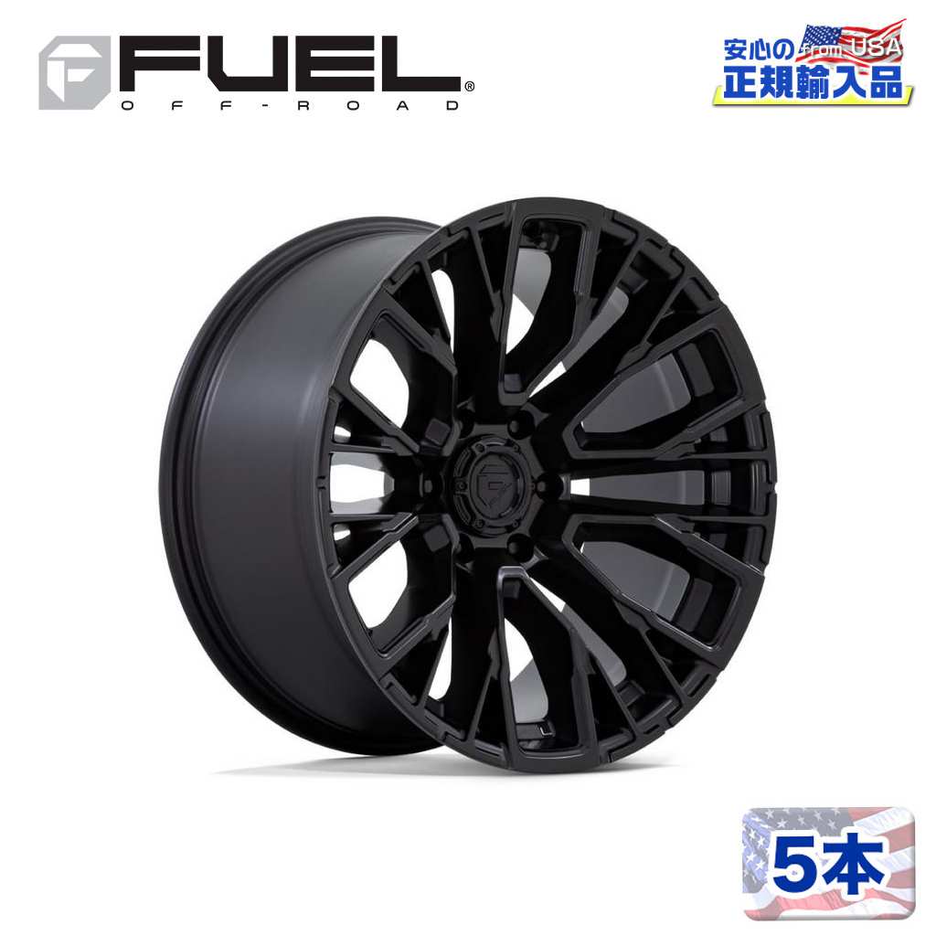 【FUEL OFFROAD (フューエルオフロード) 正規代理店】17インチホイール 5本セットD847 REBAR 17&times;9 6H 135 -12 CB87.1BLACKOUT(ブラックアウト)汎用/D84717908945｜USATIRESHOP