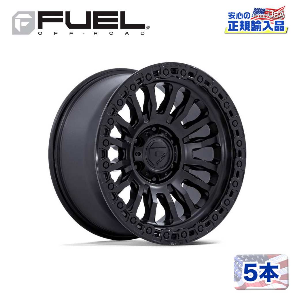 【FUEL OFFROAD (フューエルオフロード) 正規代理店】 20インチホイール 5本セット FC857 RINCON 20×9 5H 150 +25 CB110.1 MATTE BLACK W/ GLOSS BLACK LIP(マットブラック/グロスブラックリップ) 汎用/FC857MB20905825 238,425円