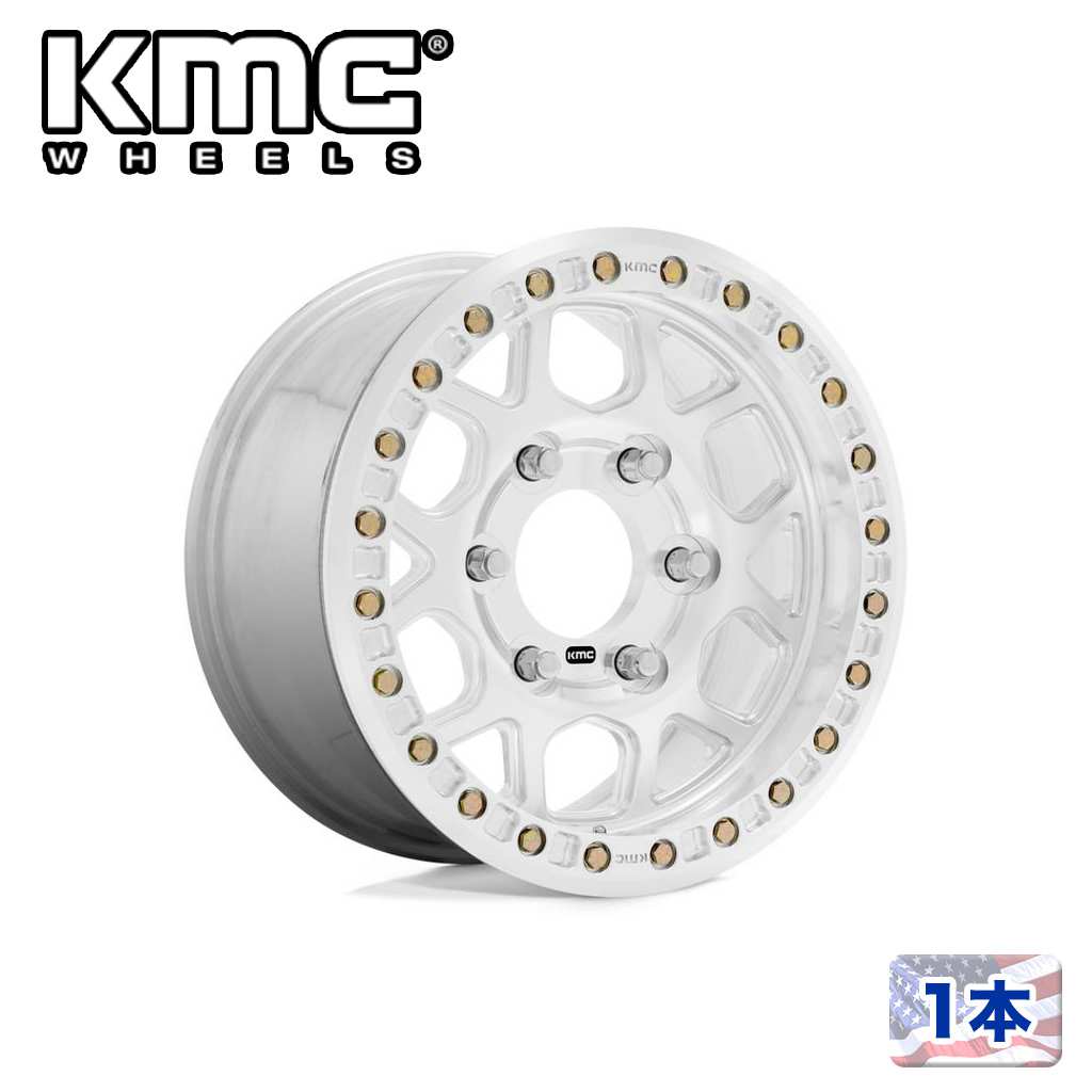 【KMC 正規品】 17インチホイール 1本 KM444 MESA FORGED BEADLOCK 17×9 6H 135 ±0 CB87.1 RAW MACHINED 汎用/KM44479063500 84,700円