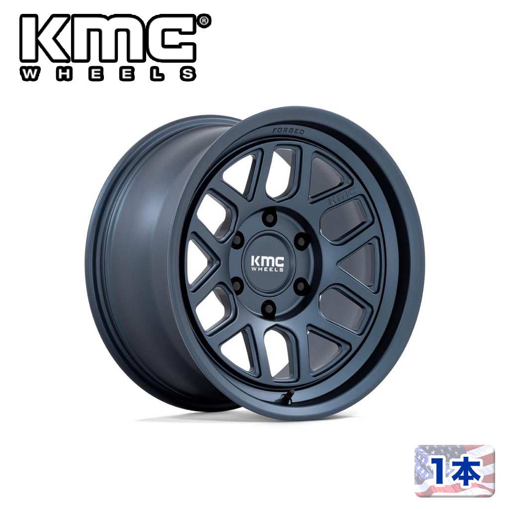 【KMC 正規品】 18インチホイール 1本 KM446 MESA FORGED MONOBLOCK 18×9 6H 139.7 -12 CB106.1 METALLIC BLUE/メタリックブルー 汎用/KM446LX18906812N 84,260円