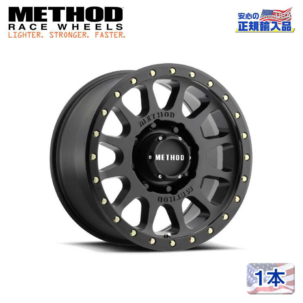 【Method Race Wheels(メソッドレース)正規代理店】17インチアルミホイール 1本MR305 NV HD 17&times;8.5J 8H180 &plusmn;0 CB130.81汎用｜USATIRESHOP