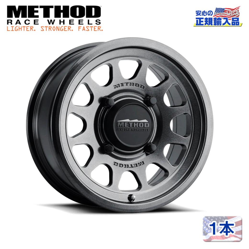 【Method Race Wheels(メソッドレース)正規代理店】15インチアルミホイール 1本MR414 Bead Grip GRAPHITE15X10 5H114.3 +25 CB76 汎用|USATIRESHOP