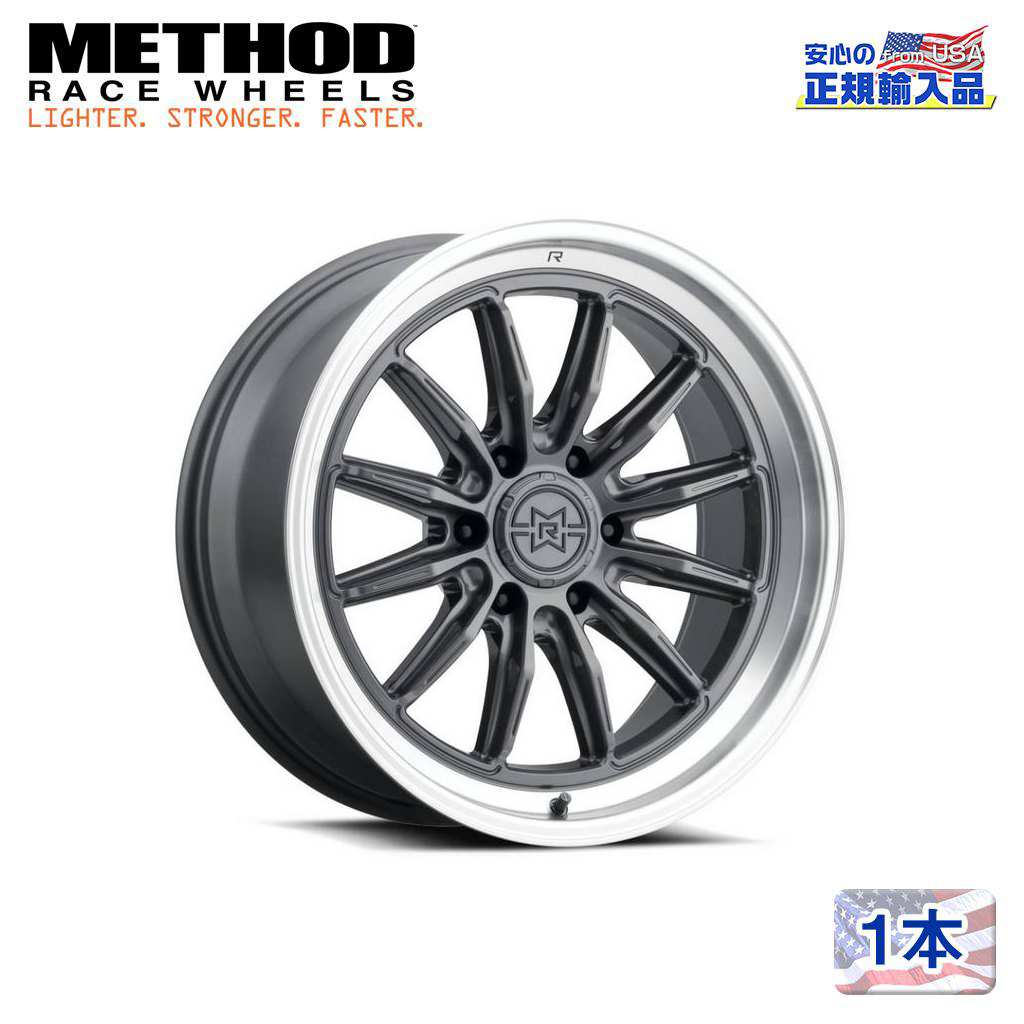 【Method Race Wheels (メソッドレース) 正規代理店】20インチアルミホイール 1本MR803 グロスチタニウム20&times;10 8H165.1 -18 CB121.3 汎用｜USATIRESHOP