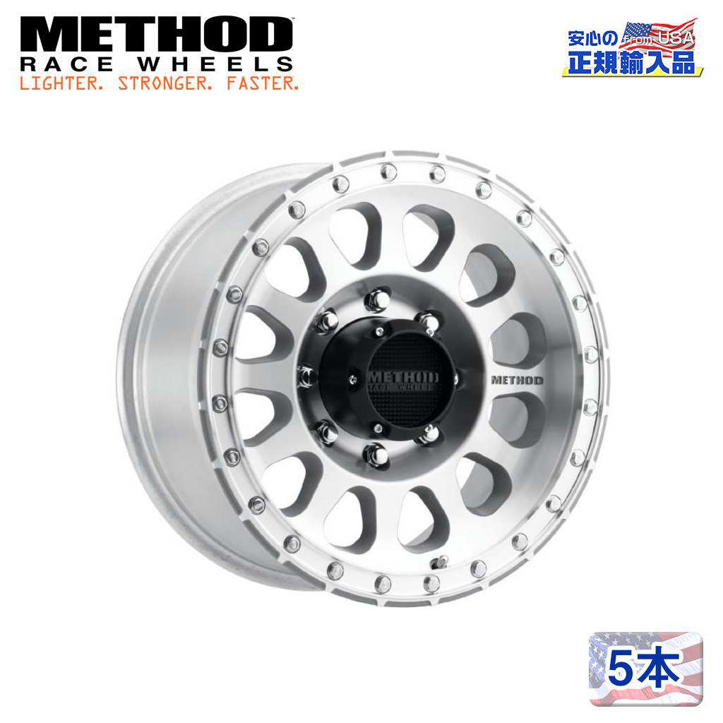 【Method Race Wheels(メソッドレース)正規代理店】 18インチアルミホイール 5本セット MR315 18×9J 6H135 +18 CB87 汎用