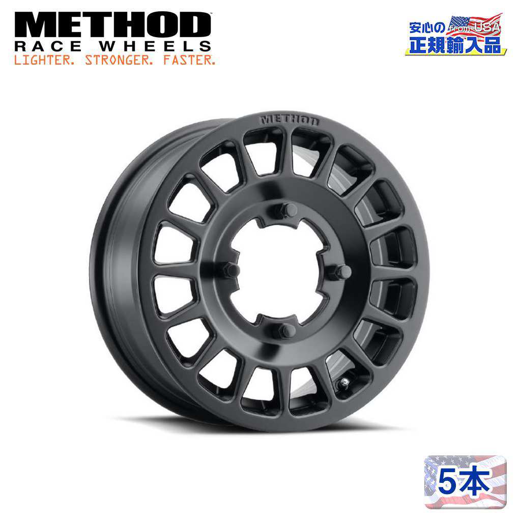 【Method Race Wheels(メソッドレース)正規代理店】15インチアルミホイール 5本セットMR407 15×6J 4H136 +51 CB100汎用|USATIRESHOP