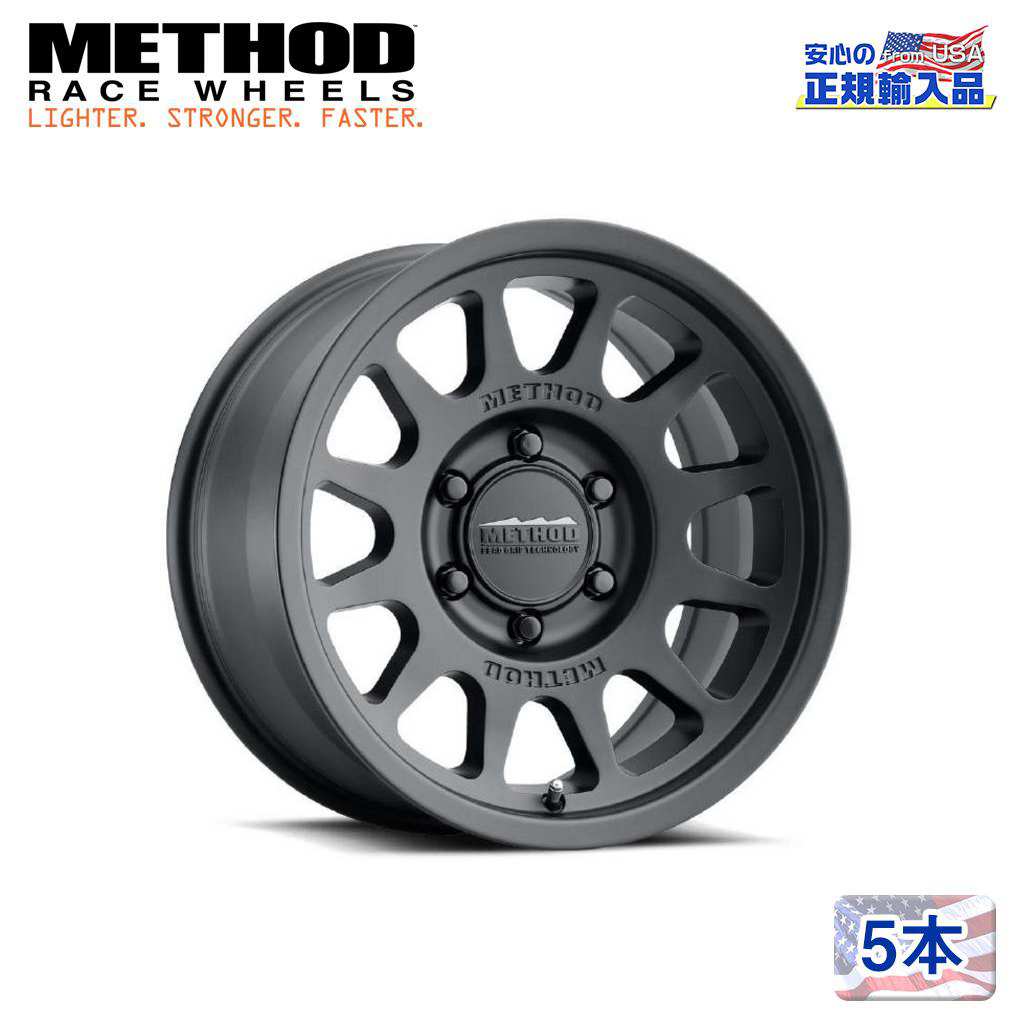 【Method Race Wheels(メソッドレース)正規代理店】 17インチアルミホイール 5本セット MR703 17×7.5J 5H130 +50 CB78.1 汎用