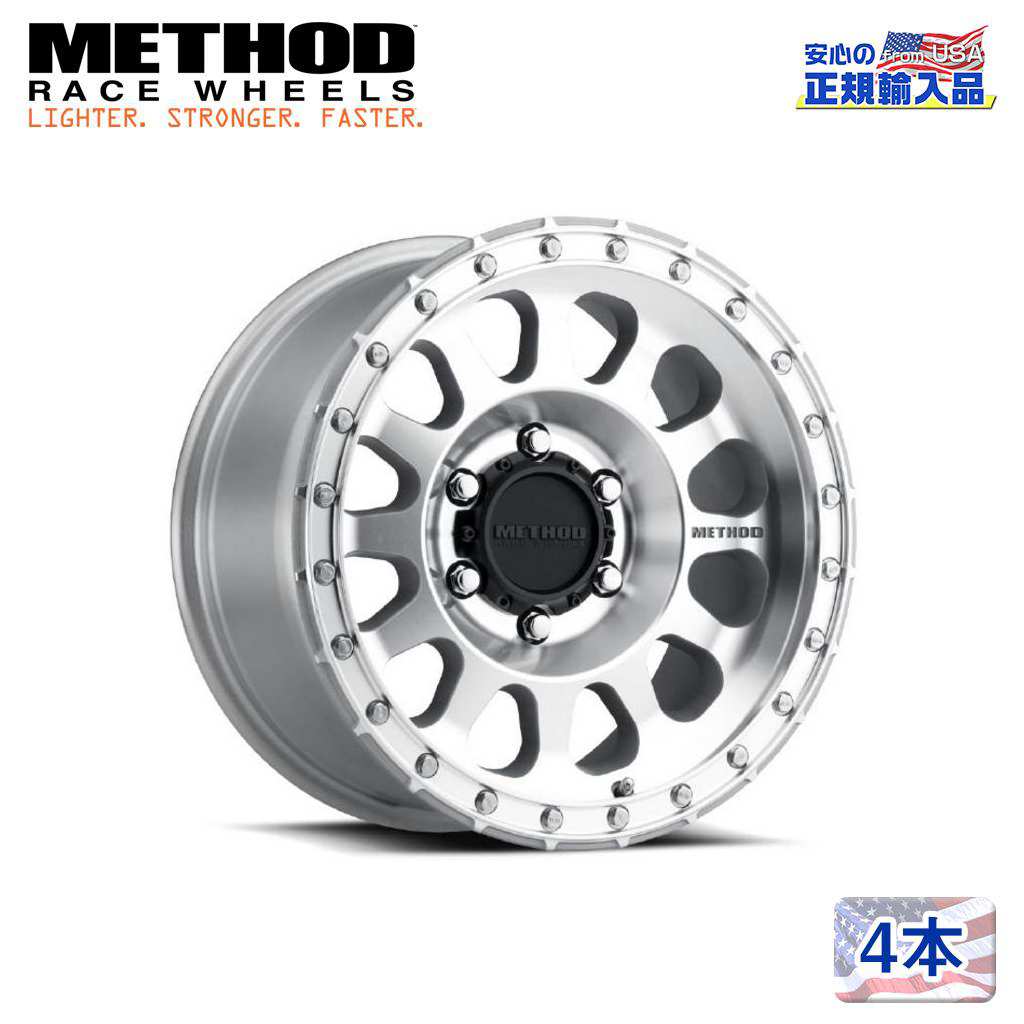 【Method Race Wheels(メソッドレース)正規代理店】 20インチアルミホイール 4本 MR315 MACHINED-CLEAR COAT 20X9 8H170 +18 CB130.81 汎用 179,520円
