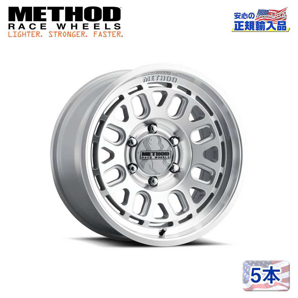 【Method Race Wheels (メソッドレース) 正規代理店】18インチアルミホイール 5本セットMR321 マシーンド/クリアコート18&times;9 6H139.7 +18 CB106.25 汎用｜USATIRESHOP