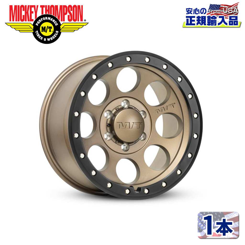 【MICKEY THOMPSON 正規品】 18インチアルミホイール 1本 MT Classic Pro Satin Bronze サテンブロンズ 18×9 8H165.1 ±0 CB125.2 汎用 42,240円