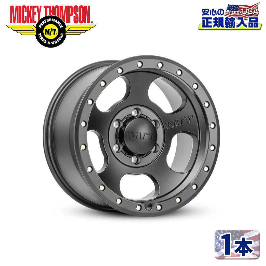 【MICKEY THOMPSON 正規品】 18インチアルミホイール 1本 MT Canyon Pro Satin Black サテンブラック 18×9 8H180 ±0 CB125.2 汎用 42,240円