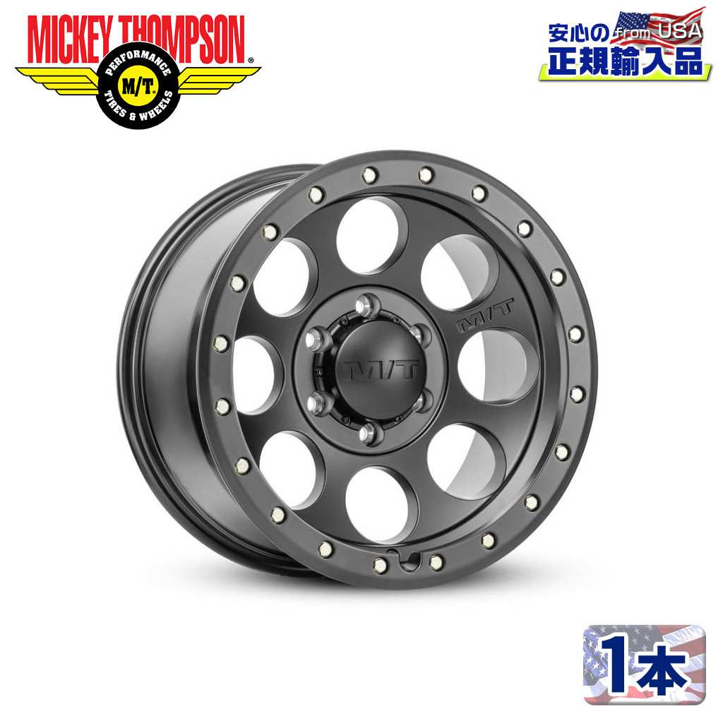【MICKEY THOMPSON 正規品】 18インチアルミホイール 1本 MT Classic Pro Satin Black サテンブラック 18×9 6H139.7 ±0 CB108.1 汎用