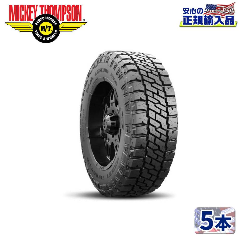 【MICKEY THOMPSON (ミッキートンプソン) 日本正規輸入総代理店】 BAJA LEGEND EXP 20インチタイヤ 5本セット LT295/65R20 129/126Q ブラックレター ラジアル AT 汎用
