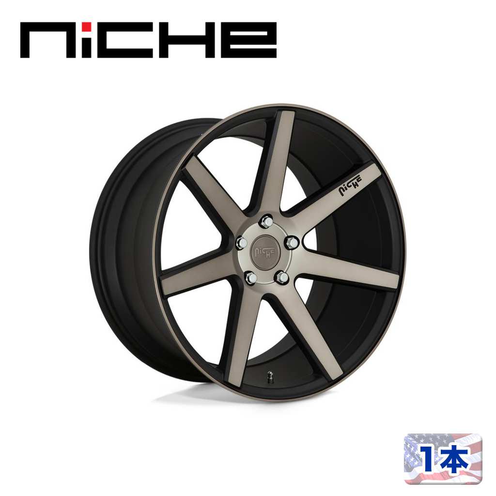 【NICHE(ニッチェ)日本総代理店】19インチアルミホイール 1本汎用 M150 VERONA マットブラックマシーン19×8.5J 5H 114.3 +35 CB72.56|USATIRESHOP