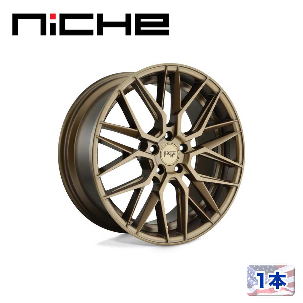 【NICHE（ニッチェ）日本総代理店】 20インチアルミホイール 1本 汎用 M191 GAMMA マットブロンズ 20×9J 5H 120 +35 CB74.1 45,441円