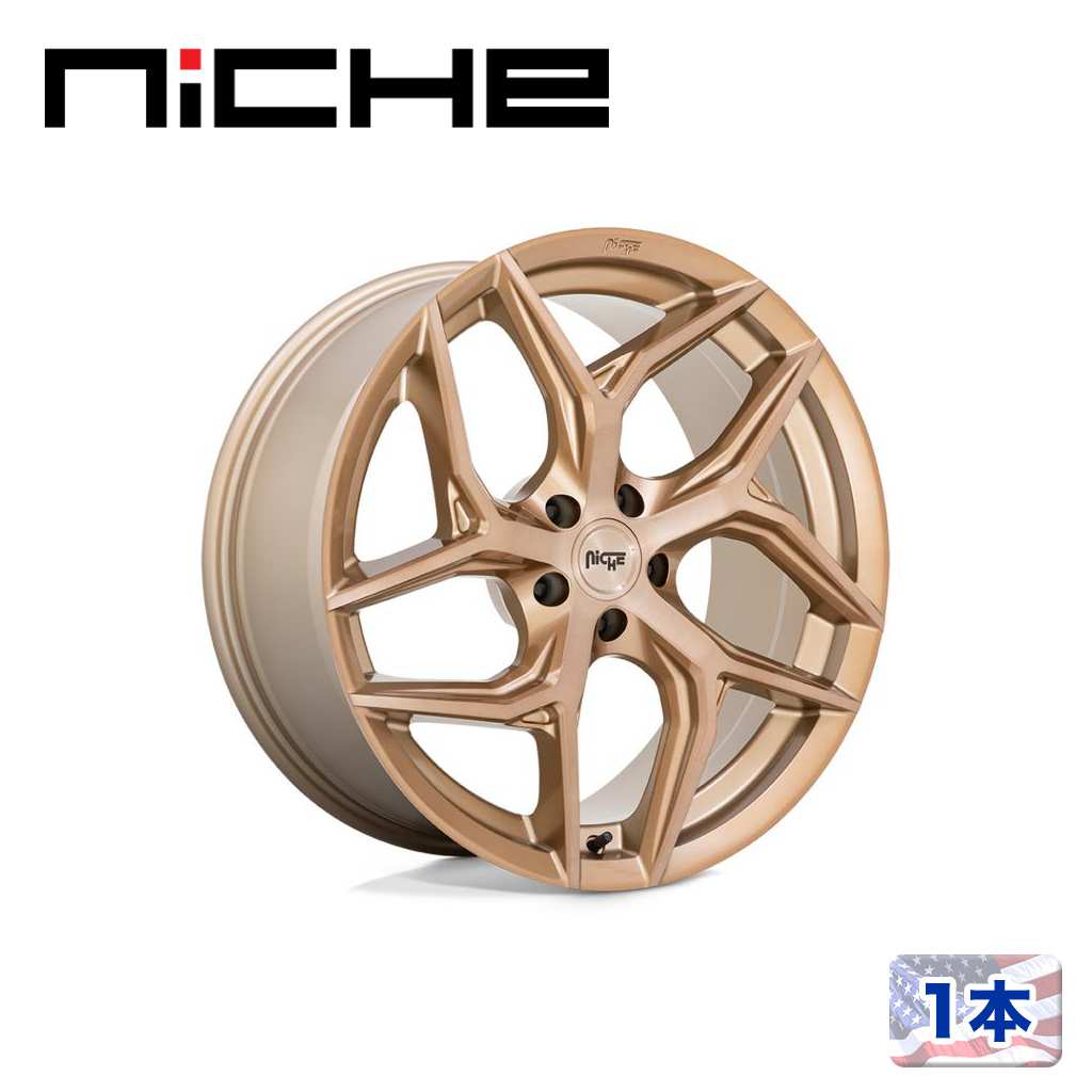 【NICHE（ニッチェ）日本総代理店】20インチアルミホイール 1本汎用 M267 TORSION プラチナムブロンズ20&times;10.5J 5H 114.3 +40 CB72.56｜USATIRESHOP
