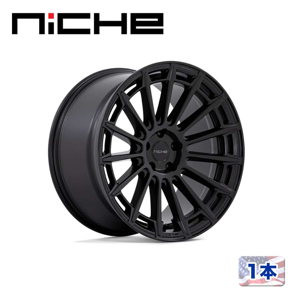 【NICHE（ニッチェ）日本総代理店】 20インチアルミホイール 1本 汎用 M274 AMALFI マットブラック 20×9J 5H 120 +18 CB72.56