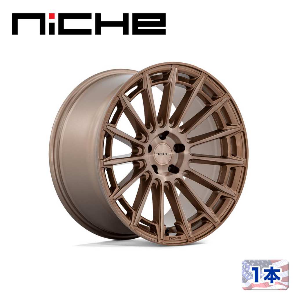 【NICHE（ニッチェ）日本総代理店】20インチアルミホイール 1本汎用 M275 AMALFI プラチナムブロンズ20&times;10.5J 5H 114.3 +20 CB72.56｜USATIRESHOP 51,051円