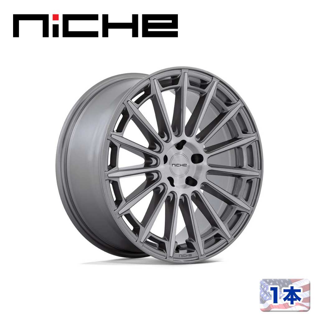 【NICHE（ニッチェ）日本総代理店】 20インチアルミホイール 1本 汎用 M276 AMALFI プラチナム 20×9J 5H 112 +25 CB66.56