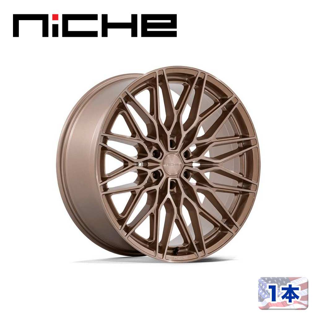 【NICHE 正規品】 20インチ アルミホイール 1本 NC278 CALABRIA 6 20×9.5 6H 139.7 +30 CB106.1 PLATINUM BRONZE(プラチナムブロンズ) 汎用/NC278ZR20956830