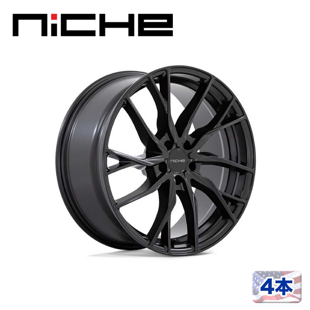 【NICHE（ニッチェ）日本総代理店】 20インチアルミホイール 4本 汎用 M272 NOVARA マットブラック 20×9J 5H 112 +38 CB66.56