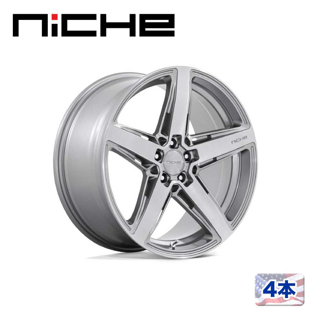 【NICHE（ニッチェ）日本総代理店】 20インチアルミホイール 4本 汎用 M270 TERAMO アンスラサイトブラッシュフェイスティントクリア 20×9J 5H 114.3 +42 CB72.56