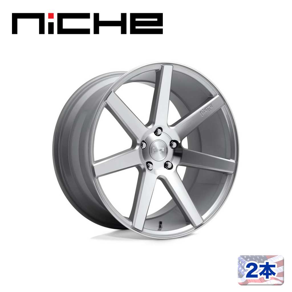 【NICHE(ニッチェ)日本総代理店】20インチアルミホイール 2本汎用 M179 VERONA グロスシルバーマシーン20×9J 5H 120 +35 CB72.56|USATIRESHOP