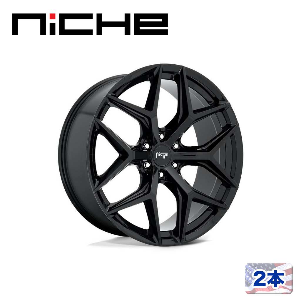 【NICHE(ニッチェ)日本総代理店】20インチアルミホイール 2本汎用 M231 VICE SUV グロスブラック20×9J 6H 135 +30 CB87.1|USATIRESHOP