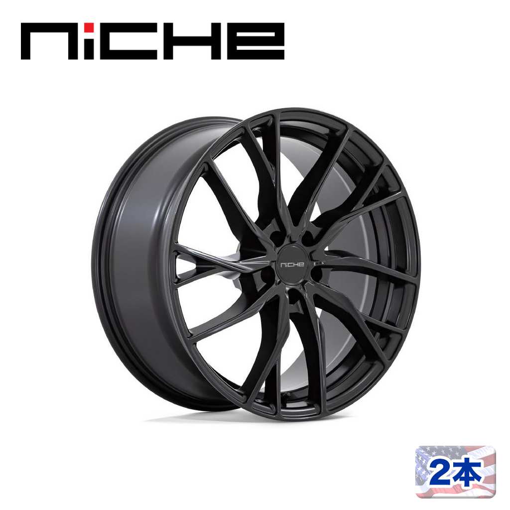 【NICHE(ニッチェ)日本総代理店】 20インチアルミホイール 2本 汎用 M272 NOVARA マットブラック 20×9J 5H 112 +38 CB66.56
