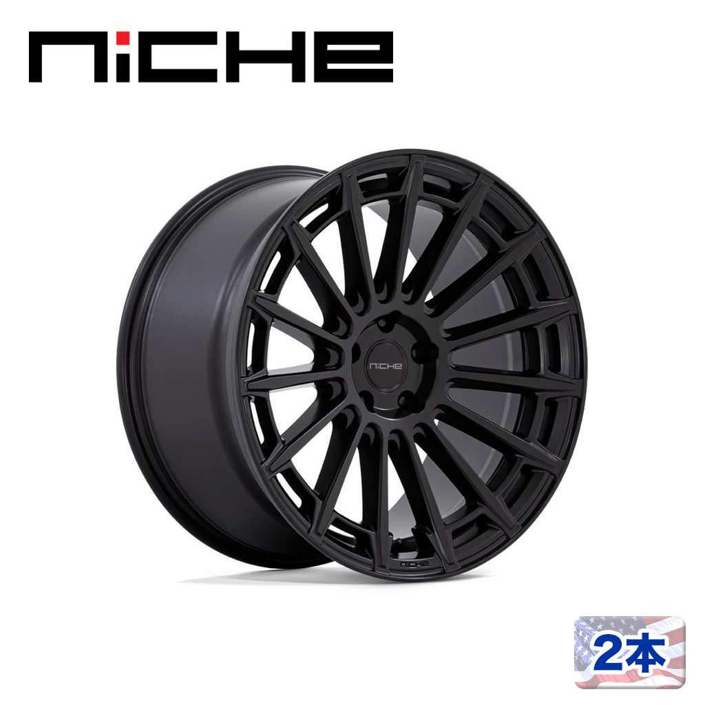 【NICHE（ニッチェ）日本総代理店】20インチアルミホイール 2本汎用 M274 AMALFI マットブラック20&times;10.5J 5H 112 +40 CB66.56｜USATIRESHOP