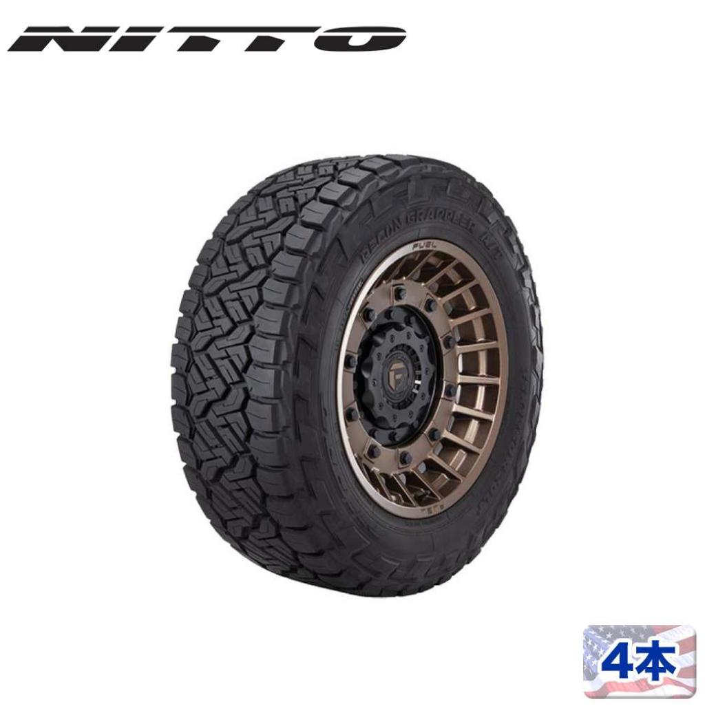 【NITTO TIRE(ニットータイヤ)正規品】 17インチタイヤ 4本セット RECON GRAPPLER A/T 37×11.50R17 ラジアルタイヤ ブラックレター AT A/T オールテレーン 汎用
