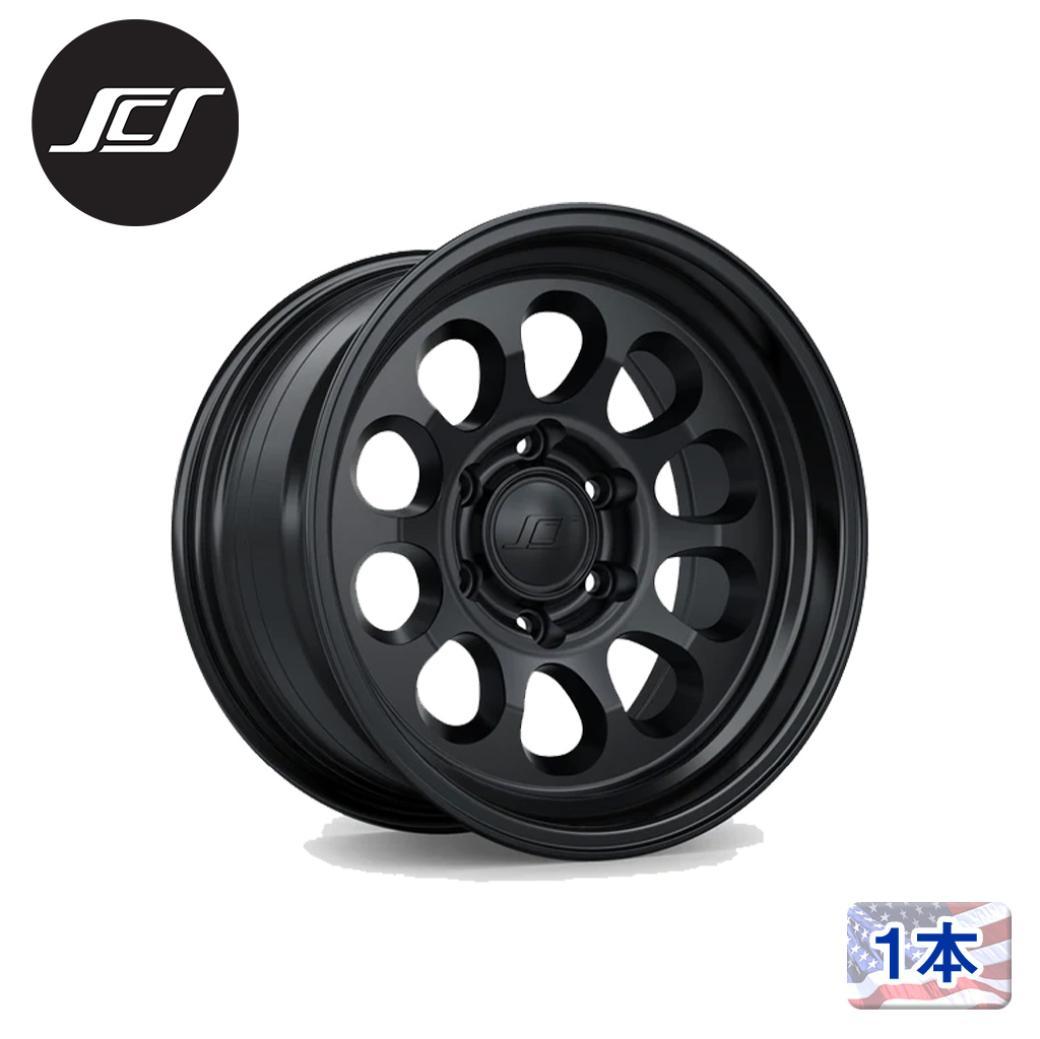 【SCS(ステルスカスタムシリーズ)正規品】17インチアルミホイール 1本17×8.5 6H139.7 -10マットジェットブラック 汎用|USATIRESHOP