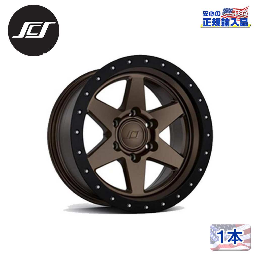 【SCS(ステルスカスタムシリーズ)正規品】17インチアルミホイール 1本BR6 17×9J 6H139.7 -38 CB106.1汎用|USATIRESHOP